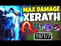 I POPPED OFF WITH MAX DAMAGE XERATH IN HIGH ELO (SCRIPTER AIM) - League of Legends