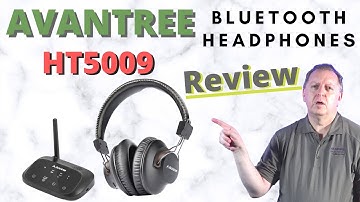 Avantree HT5009 Bluetooth Headphones Review | Wireless Headphones for TV with Transmitter Set Review