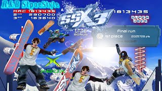 SSX 3 | Xbox | R&B - SlopeStyle {No Monster Tricks} 2 Million+ Run
