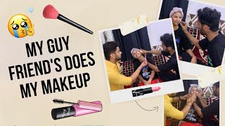 MY GUY FRIENDS DOES MY MAKEUP💄| epic fail | Arushi Rautela | #makeup #funny #challenge #friends