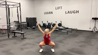 Banded Overhead Squat