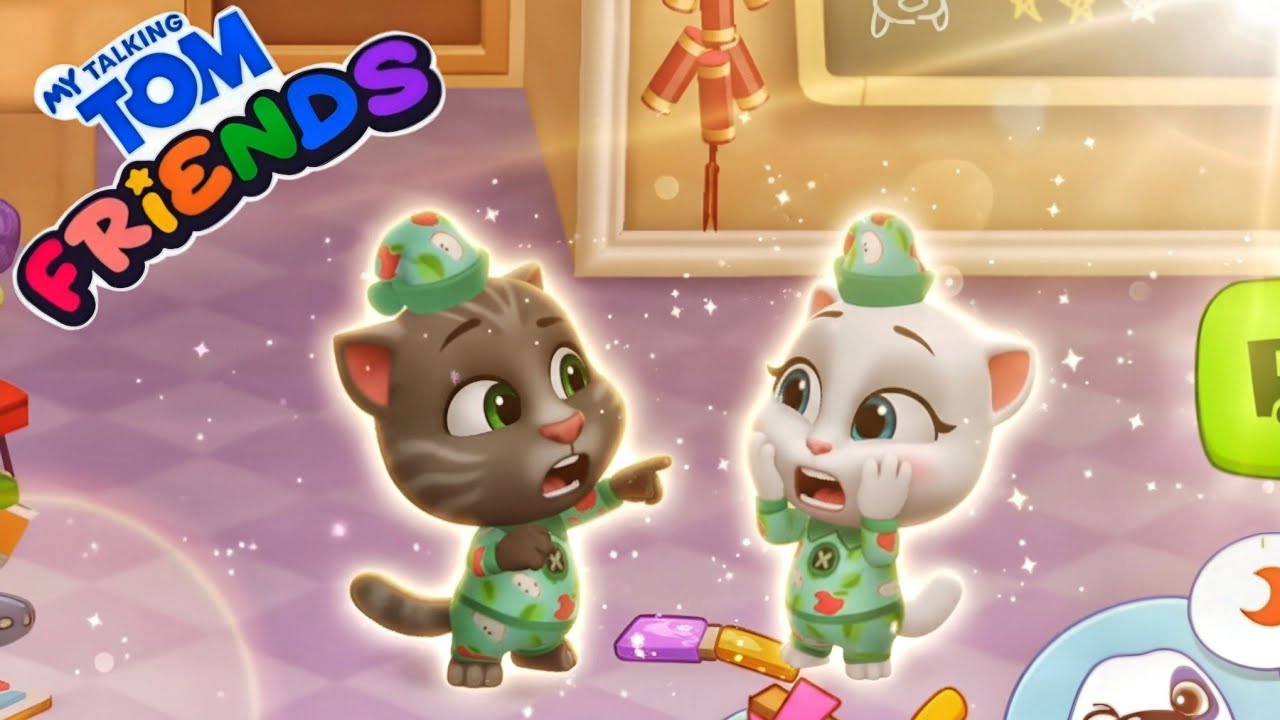My Talking Tom Friends Day 1-6 Lunar New Year Update Gameplay - Stairs, New Bunker Bed & More