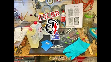 Etching PCB with hydrochloric acid and hydrogen peroxide