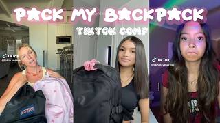BACK TO SCHOOL PACK MY BACKPACK WITH ME COMPILATION simply tiktok