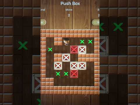 Sokoban Push box game professional level 13 solved