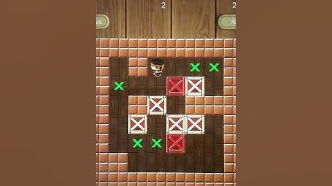 Sokoban Push box game professional level 13 solved