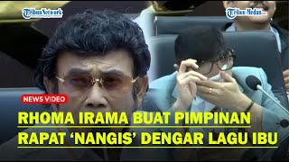 Download Lagu PECAH! SERUANGAN Terdiam Dengar Rhoma Irama Nyanyi di DPR, Pimpinan Rapat Usap Air Mata MP3
