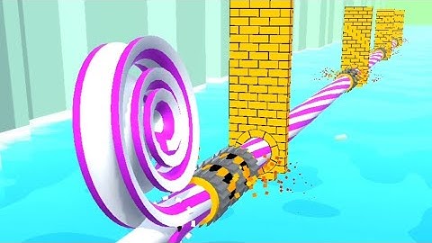 Spiral Rider ASMR Gameplay, Very relaxing and satisfying All Levels Gameplay Walkthrough Android iOS