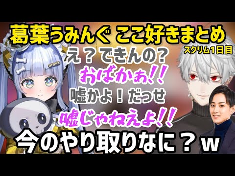 【11連発】らい様も困惑させる葛葉&うみんぐのおもしろ絡みまとめ【にじさんじ/切り抜き】CRカップ/OW/夜乃くろむ/ぶいすぽ