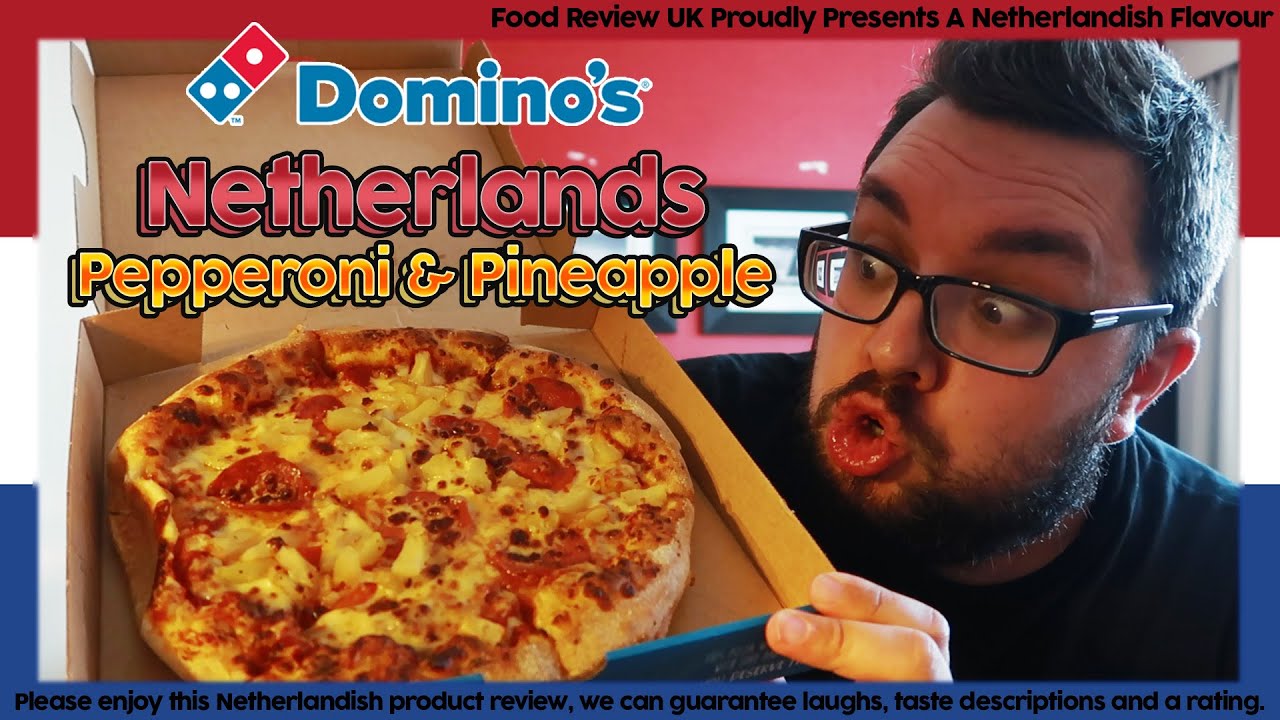 Domino's Pizza Netherlands Review (Pepperoni & Pineapple) YouTube