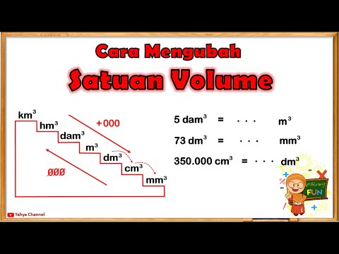 Video: Bagaimana cara mencari volume dalam satuan kubik?
