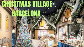 Christmas Village Barcelona 2023 | کرسمس ویلج بارسلونا | Christmas Lights |