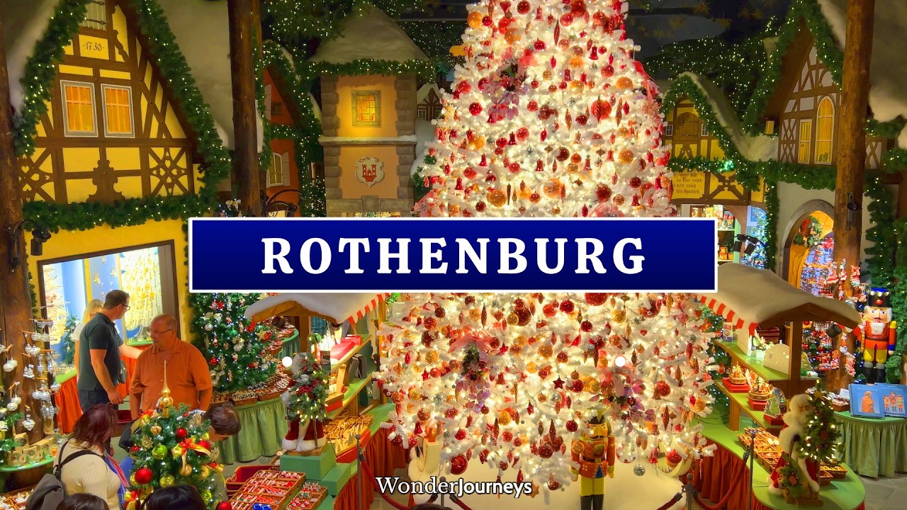 Рождественский магазин, который никогда не закрывается 🎄 Ротенбург 🇩🇪