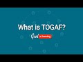 What is TOGAF? - Good e-Learning (TOGAF Certification)