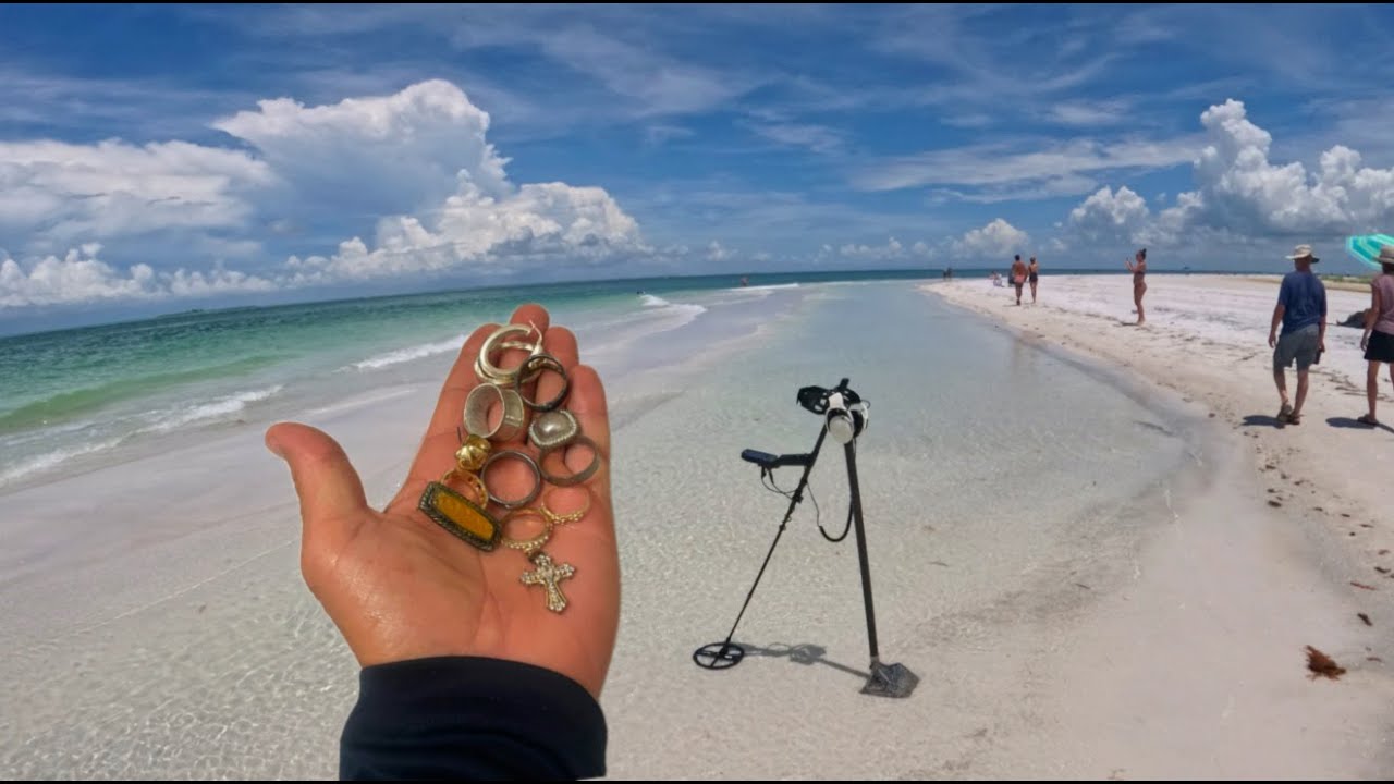 Metal Detecting A Vacation Hot Spot Sunrise to Sunset