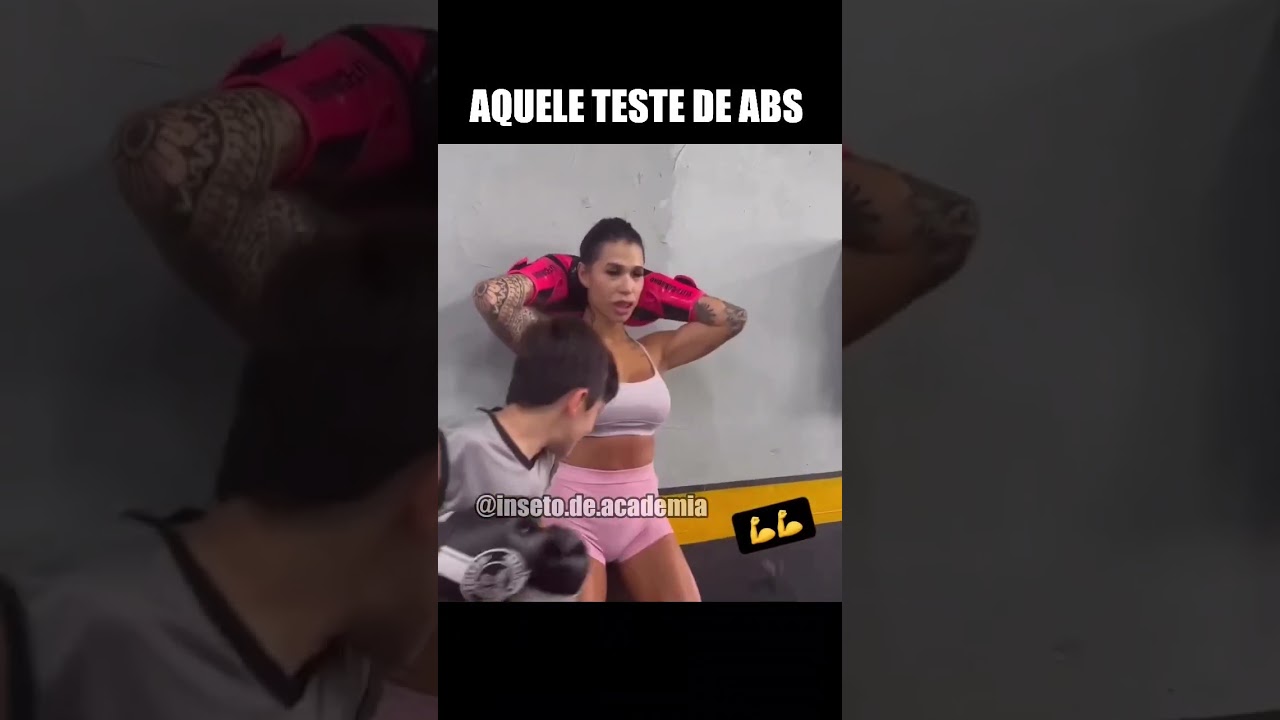 JULLY POCA TESTANDO OS ABS  😰😱  