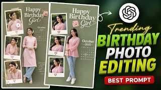 Birthday Photo Editing 🔥 Gemini AI Viral Birthday Photo Edit | Birthday AI Photo Editing 2026 screenshot 4