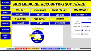 Fully Automatic Accounting software in Excel Excel Automation. screenshot 2