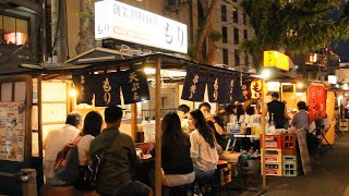 Japanese tempura stall with 50 years of historyjapanese street food