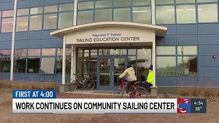 Work underway on new waterfront at Community Sailing Center in Burlington