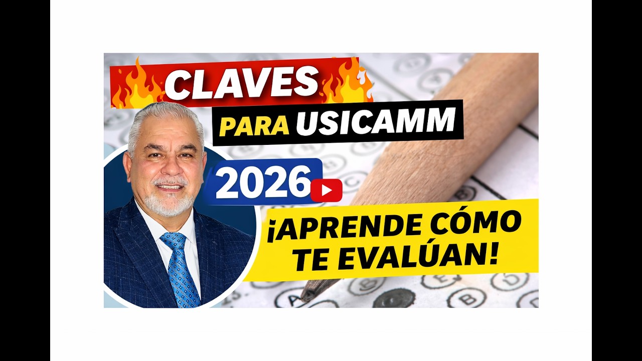 🚨 USICAMM 2026: Lo que NADIE te explica sobre cómo te evalúan (CLAVES REALES)