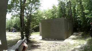 may 19th 2012 ballahack airsoft kick the barrel tri shot shotgun