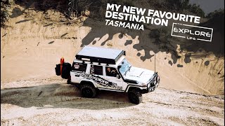 HUGE SAND DUNES! CRYSTAL BLUE WATER! SILICA SAND! TASMANIA  - THE EXPLORE LIFE || S2 EP3
