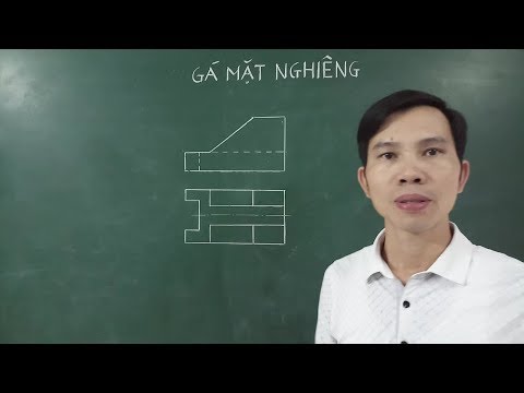 Video Vẽ Hình chiếu cạnh - Hình cắt - Hình chiếu trục đo Gá... - youtube