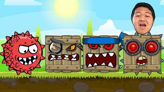 Red Boss Ball vs ALL Wood Box Bosses Battles Volumes 1, 2 & 3 - Red Ball 4 screenshot 4