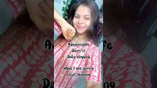 Hunting pink saree in local market🛍️#adayinmylife #minivlog #youtubeshorts #dietmeal