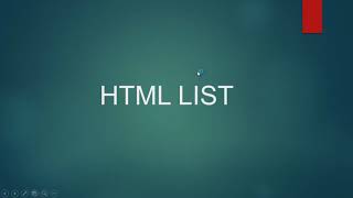 Tutorial Dasar HTML Part 4 - Membuat List