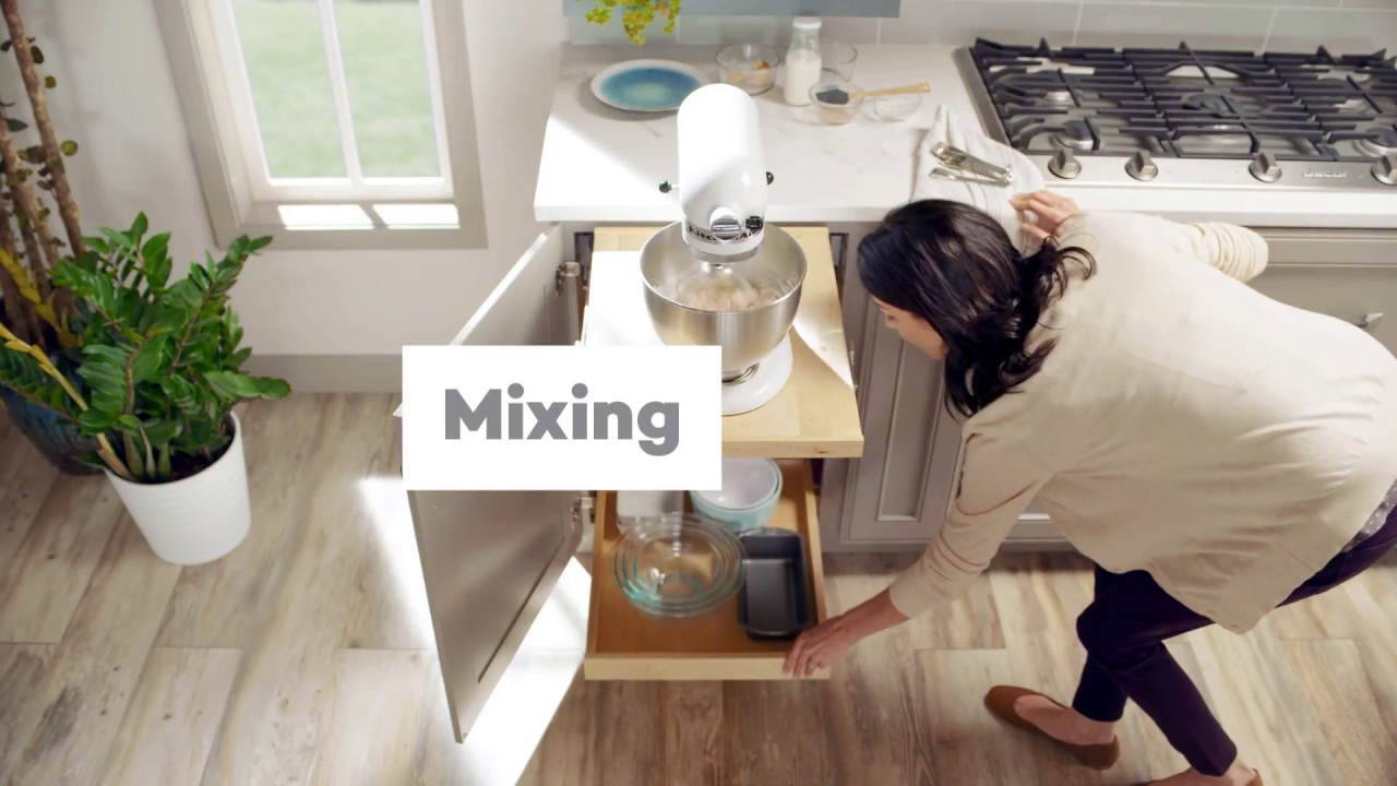 KraftMaid Takes the Counter Space Back From Your Mixer - The JAE Company