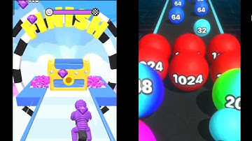 ROPE MAN vs New BALL RUN 2048 - Gameplay Walktrough Android iOS