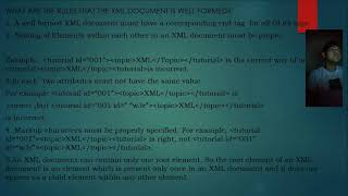 Well Formed XML Documents