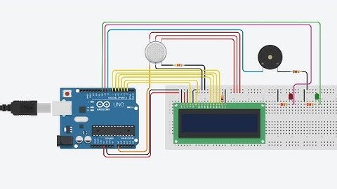 Fire Alarm System Using Arduino at Tinkercad | Gas Detector | Arduino Project | Smoke Detector