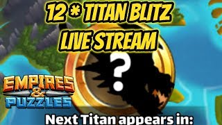 12* Titan blitz, kill Titan in fastest time possible, raids, season 2 & War  Empires And Puzzles - YouTube