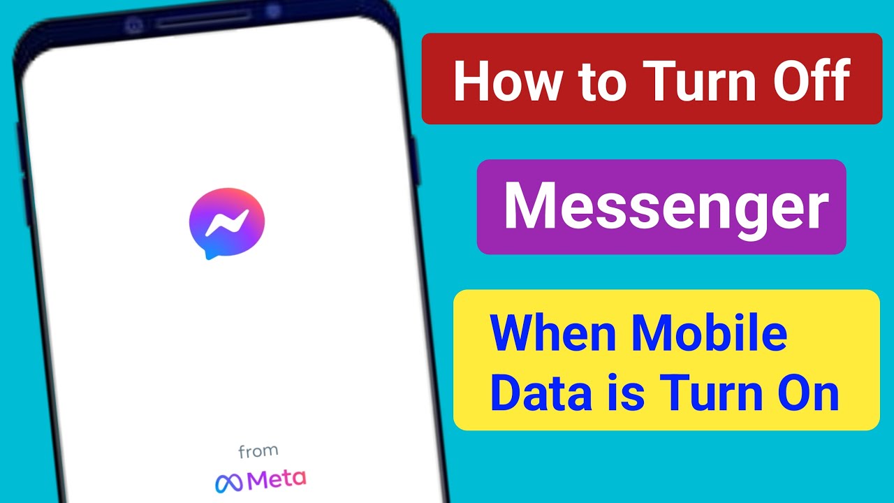 How to Turn Off Messenger When Mobile Data is Turn On। Turn Off Messenger Data Connection