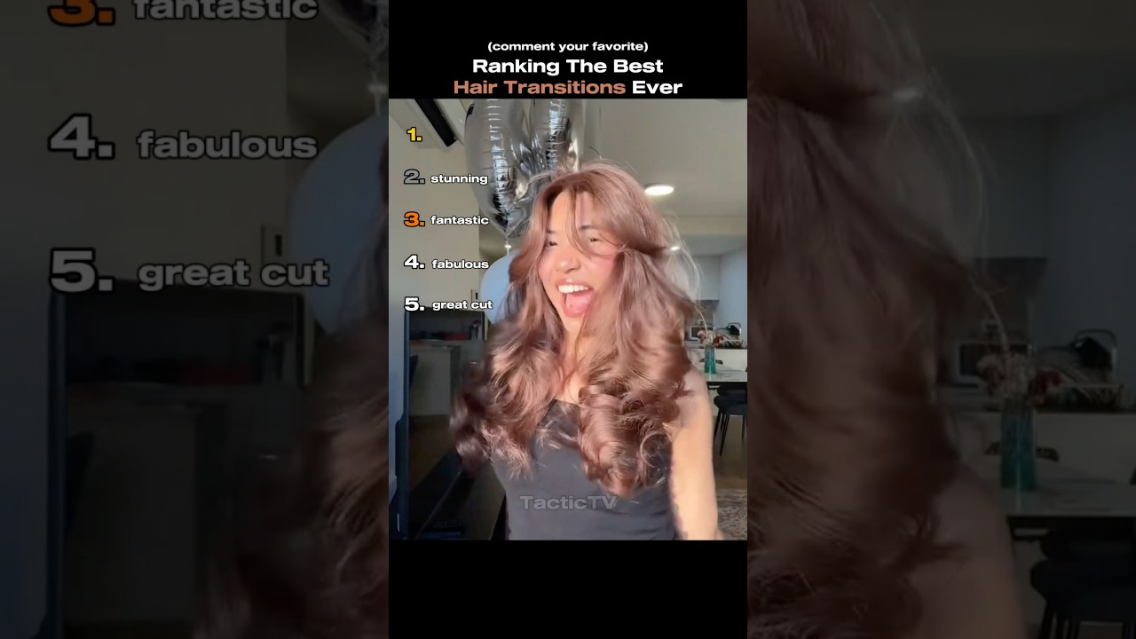 Ranking The Best Haircut Transitions Ever #haircut #ranking #tiktok #usa
