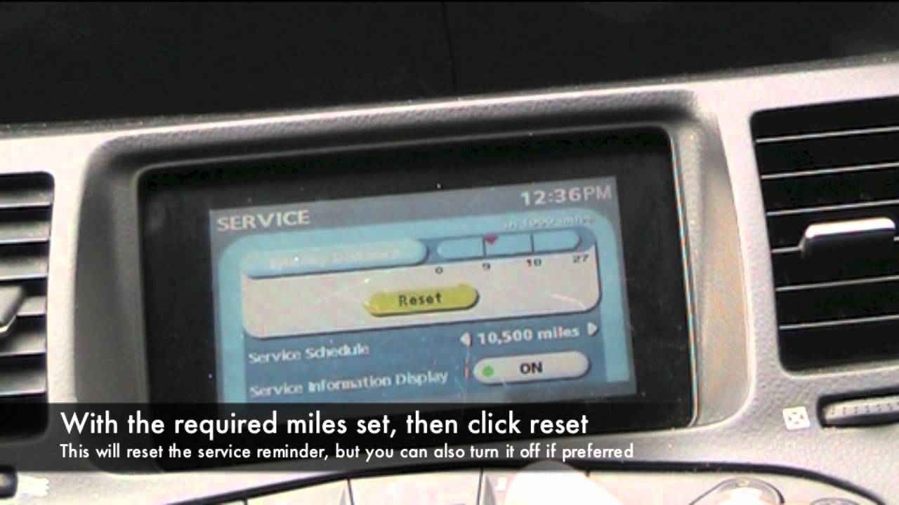 Nissan Primera Service Reminder Reset - Youtube