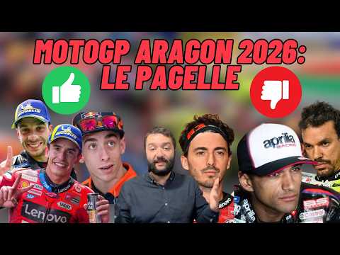 Video Le PAGELLE della MOTOGP ARAGON 2026: MARQUEZ perfetto, ACOSTA da SOGNO. BEZ a podio, MARTIN anonimo