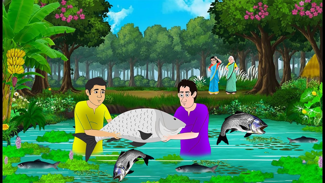 बड़ी मछली की तलब | Hindi Story | Hindi Kahaniya | Moral Stories | cartoon story