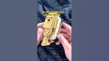 Use parts of the boat to help open it. #puzzlebox