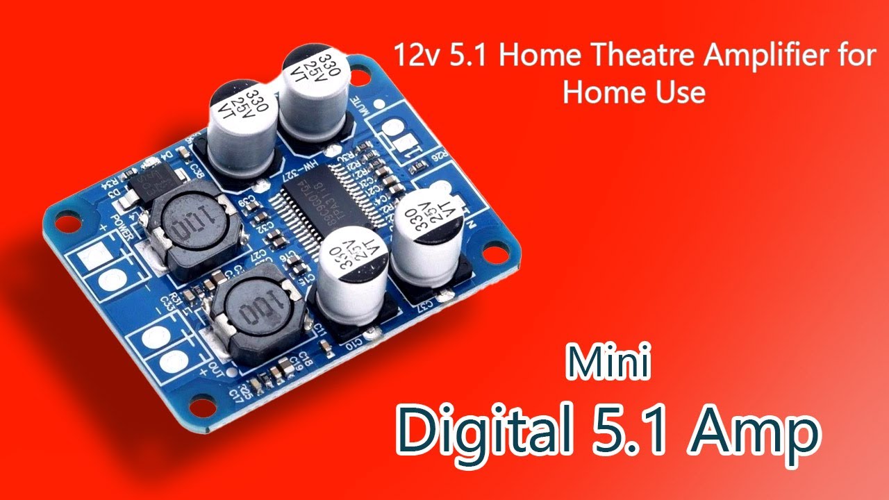 Mini 5.1 Digital Home Theatre Amplifier for Home speakers Home