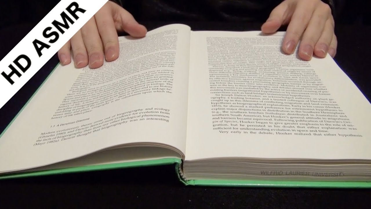 本のページをめくる音 No talking book - ASMR バイノーラル 音フェチ