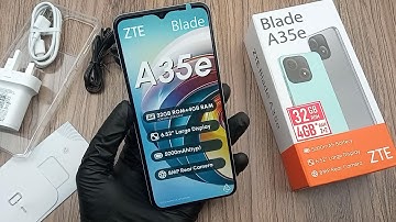 ZTE Blade A35e Unboxing Hands On, Design, AnTuTu, Camera Test