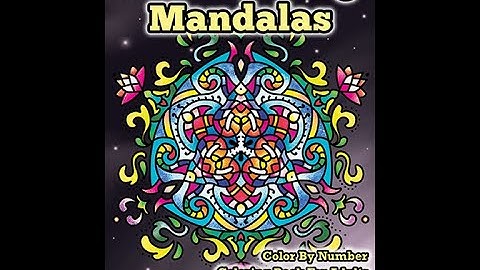 Mesmerizing Mandalas Color By Number Coloring Book - Color Questopia FLIP THROUGH
