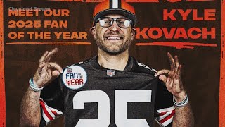 Cleveland Browns crown fan of the year for 2025: Meet Kyle Kovach