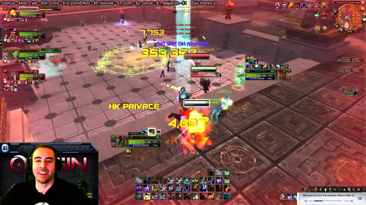 Bajroidz - WTF 353K ELE BLAST?! XD - 5.4 Enhance Shaman 1-Shot :D