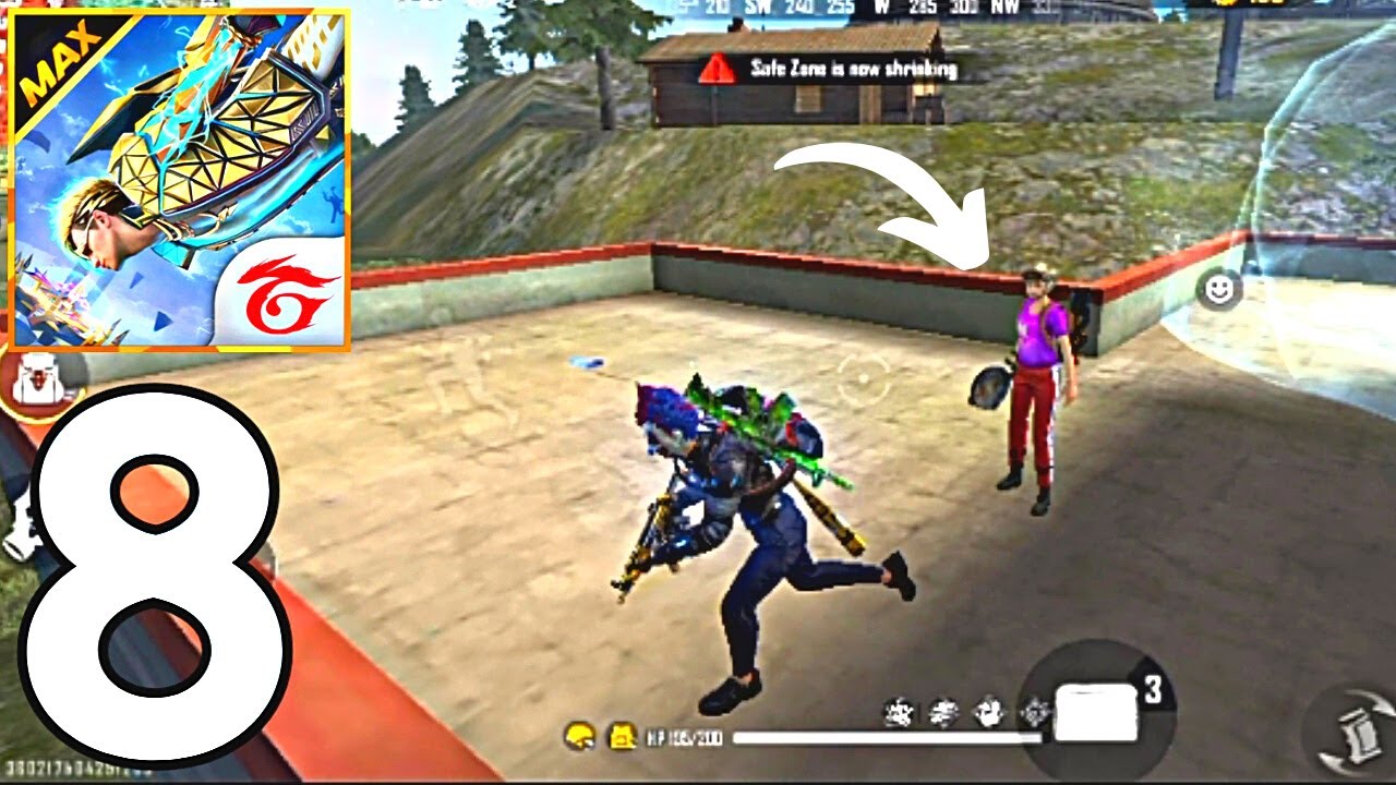 Free Fire Max - Gameplay Walkthrough : Part 8 (Android, iOS)