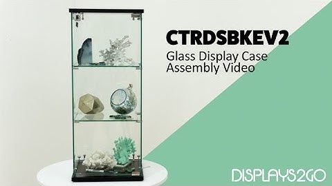 CTRDSBKEV2 Countertop Display Cases Set Up | Product Assembly | Displays2go®